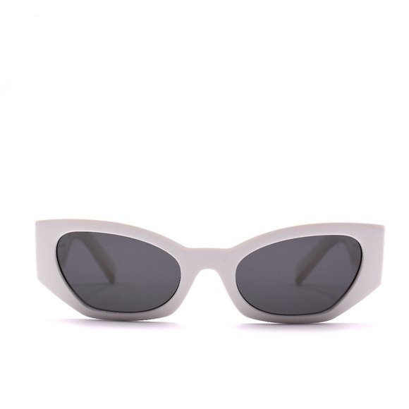NEW DOLCE&GABBANA DG6186 331287 WHITE DARK GREY LENS AUTHENTIC SUNGLASSES - Picture 6 of 15